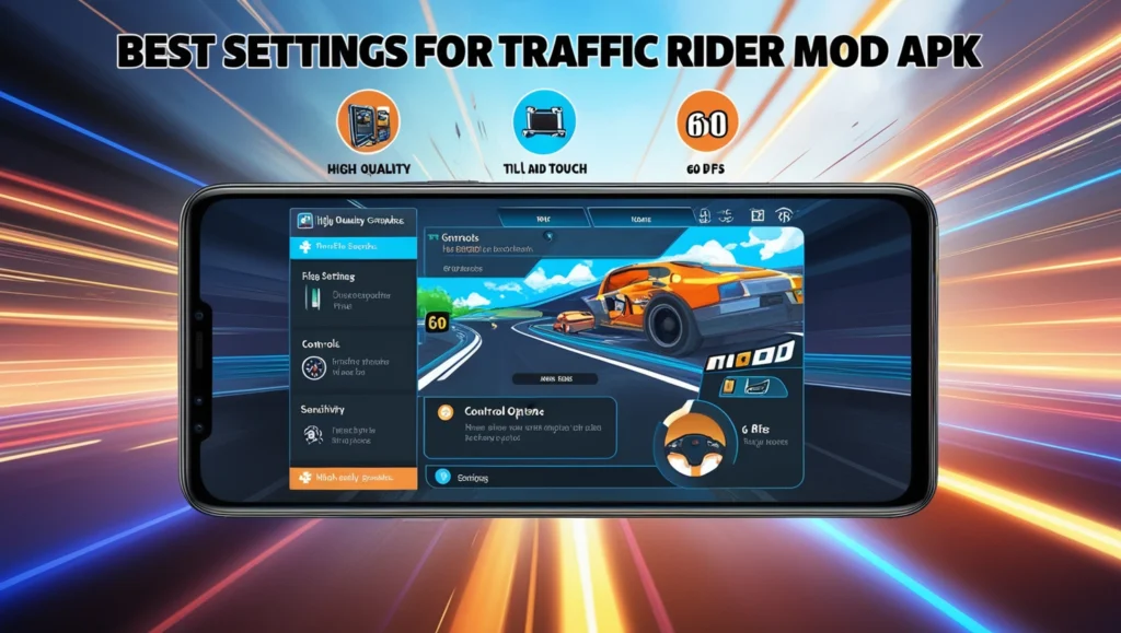 Settings for Traffic Rider Mod APK