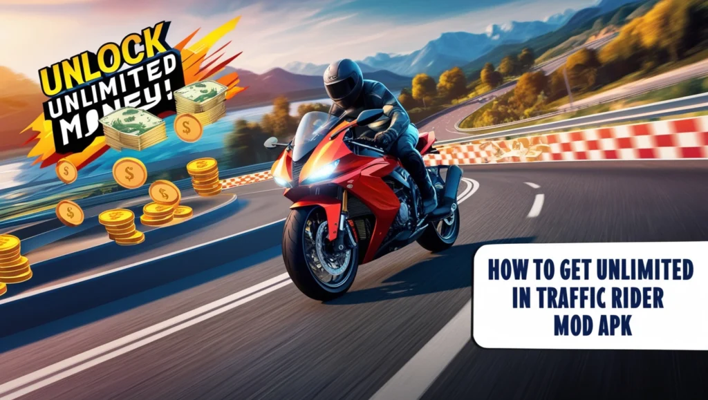 Get Unlimited Money in Traffic Rider Mod APK