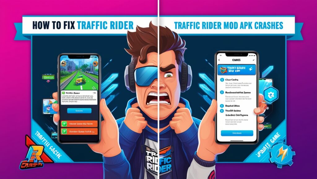 How to Fix Traffic Rider Mod APK Crashes